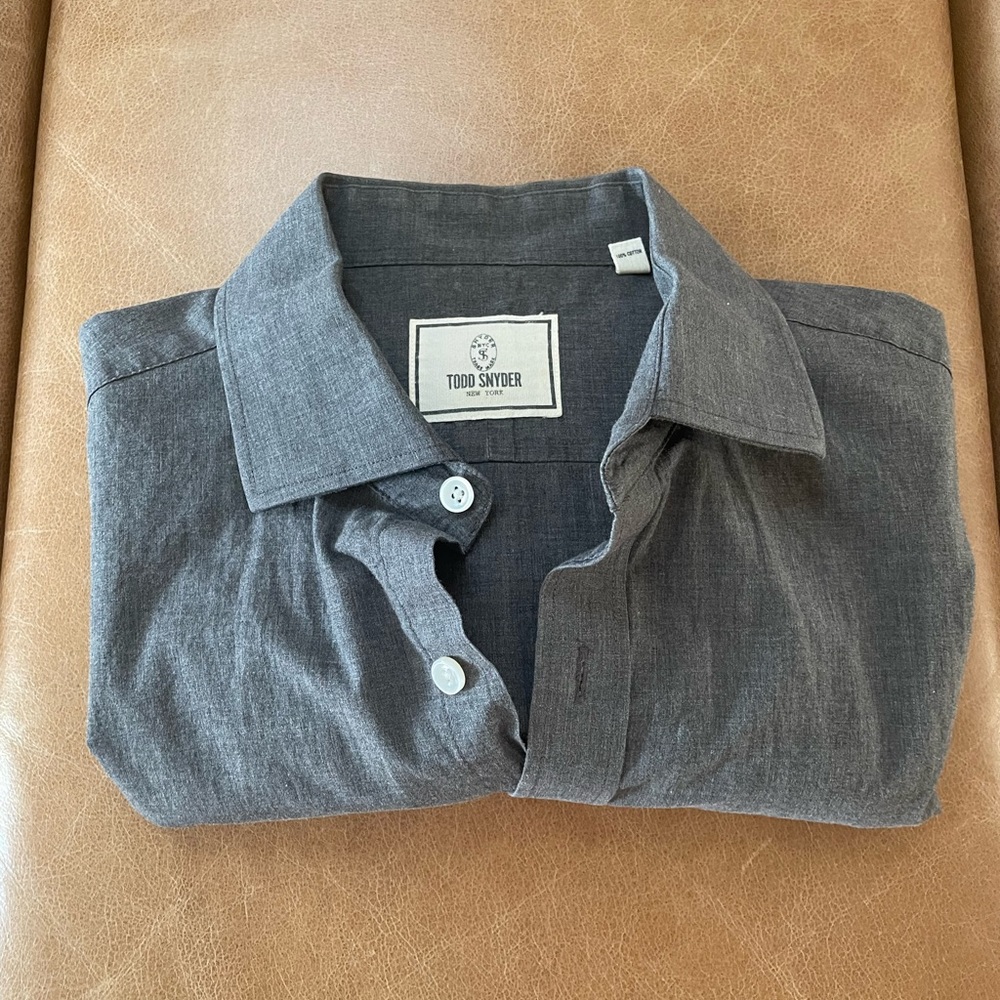 Todd Snyder-Grey dress shirt